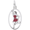 Dancing Lady Charm Silver - 10-3909