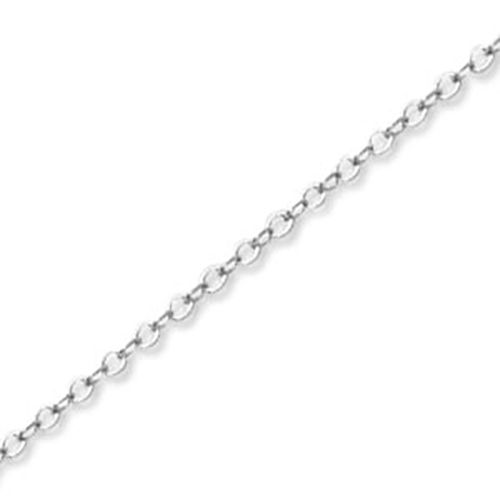 DC-Cable Chain Necklace - Sterling Silver 18 Inch