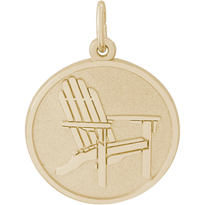 Deck Chair Charm - Gold Plated - 10-8212-gp