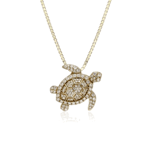 Deluxe Turtle Pendant 20mm, Hawaiian Inspired  Pendant, STP-36050/D