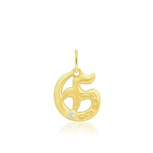 Diamond Initial "G" Pendant, Hawaiian Inspired  Pendant, ILP-51G