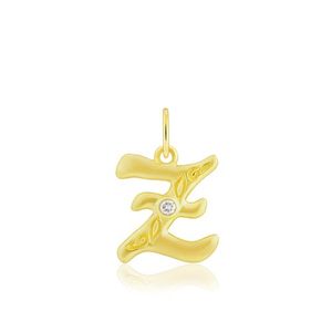 Diamond Initial "Z" Pendant, Hawaiian Inspired  Pendant, ILP-51Z