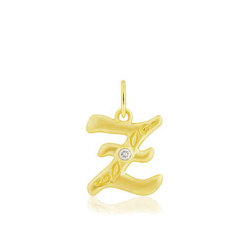 Diamond Initial "Z" Pendant