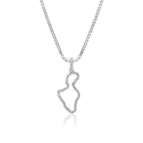 Diamond Outline Maui Pendant