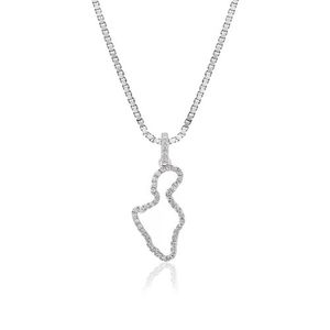 Diamond Outline Maui Pendant