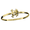 Diamond Pirate Hook Bracelet - 14K Yellow Gold 4mm 7.0 Inch