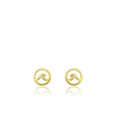 14K Yellow Gold Boutique Earrings