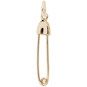 Diaper Pin Charm 14K Gold - 10-2221-0-14K