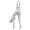Diver Charm White Gold - 10-2908