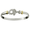 Divi Divi Hook Bracelet - Sterling Silver & 14K Gold 6mm 7.5 Inch