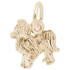 Dog Papillon Charm 10K Gold - 10-2397-0-10K
