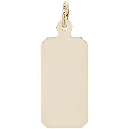 Dog Tag - 50 Series Charm - 10K Gold - 10-4194-50