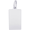 Dog Tag Charm White Gold - 10-6184