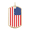 Dog Tag Usa Flag Charm 10K Gold -10-8399-70-10k