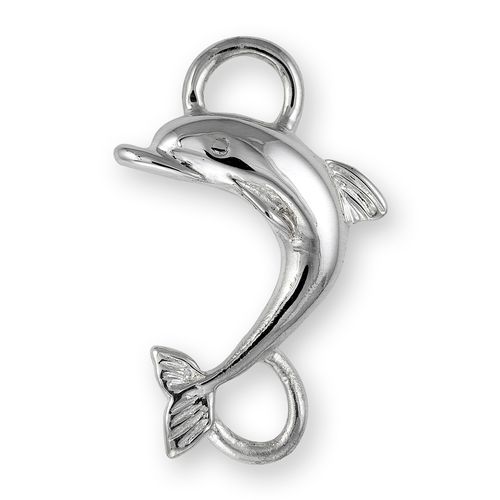 Dolphin Bracelet Clasp - Sterling Silver - SCCDOL