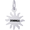 Dominica Sun Small Charm - 14K White Gold
