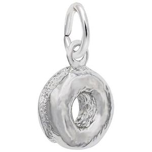 Donut Charm  - 14K White Gold  - 10-8360-0-14KW