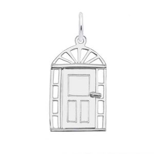 Door Charm 14K While Gold - 10-1285-0-14KW