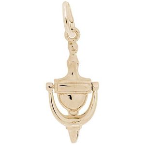 Door Knocker Charm 10K Gold - 10-1606-0-10K