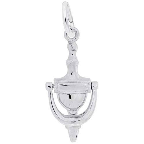 Door Knocker Charm Sterling Silver - 10-1606-0-SS