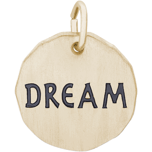 Dream Charm Tag - 14K Gold - 10-8432