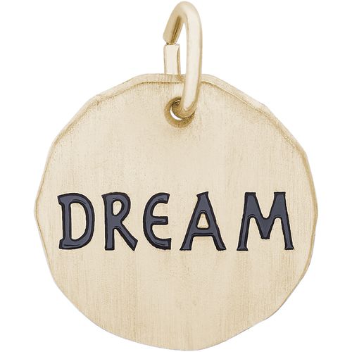 Dream Charm Tag - 14K Gold - 10-8432