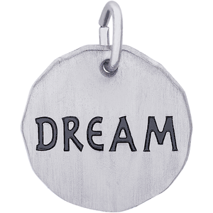 Dream Charm Tag - Sterling Silver - 10-8432