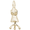 Dress Form Charm 10K Gold - 10-1169