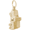 Dump Truck Charm 10K Gold - 10-8106