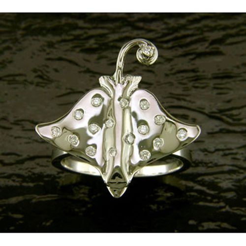 Eagle Ray Ring - 14K Gold  - SD-SLR600
