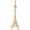 Eiffel Tower Charm Gold Plated - 10-0253