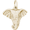 Elephant Head Charm 10K Gold - 10-3095