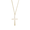 Extra Large Cross Necklace Set - Gold Plated - 29-4907-87-GP