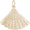 Fan Charm 14K Gold - 10-0465