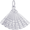 Fan Charm White Gold - 10-0465