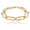 Fashion Rectangle Link Bracelet - 435707 - 14k Yellow Gold