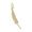 Feather Pen Charm - Gold Plated - 10-2337-gp