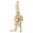 Female Hockey Player Charm 10K Gold - 10-2280