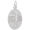 Female Volleyball Player Charm Silver - 10-3355