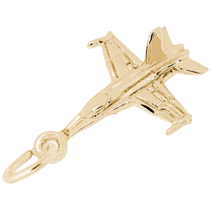 Fighter Jet Charm 14K Gold - 10-5662-0-14K