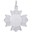 Fire Department Badge Charm Silver - 10-2946