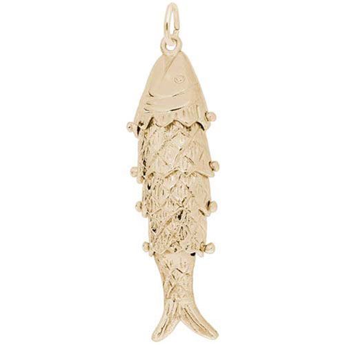 Fish Charm 10K Gold - 10-1537-0-10K