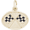 Flags Crossed Charm 10K Gold - 10-8328