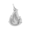 Flame Charm - 14K White Gold - 10-1020-0-14kw