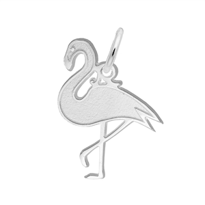 Flamingo Charm - 14K White Gold - 10-1042-0-14kw