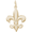 Fleur De Lis Charm 10K Gold - 10-1014