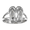 Flip Flop Ring - Sterling Silver Size 7.0