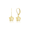 Floating Plumeria Leverback Earrings 10mm, Hawaiian Inspired  Earrings, PCE-437
