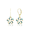 Floating Plumeria Opal Leverback Earrings, Hawaiian Inspired  Earrings, PCE-0048