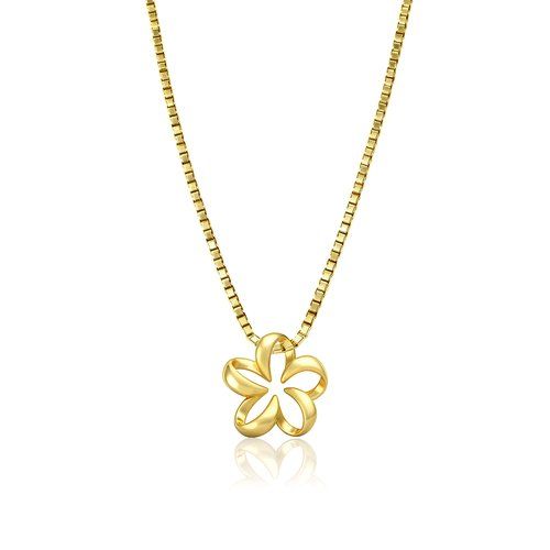 Floating Plumeria Pendant 10mm, Hawaiian Inspired  Pendant, PCP-434-10